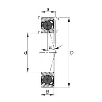 FAG Spindle bearings - HCB7028-C-2RSD-T-P4S