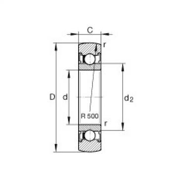 FAG Track rollers - LR202-2RSR