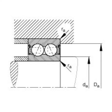 FAG Angular contact ball bearings - 3000-B-2RS-TVH