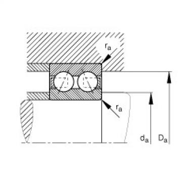 FAG Angular contact ball bearings - 3204-BD-XL