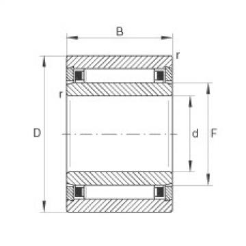 FAG Needle roller bearings - NKI5/16-TV-XL