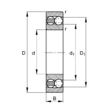 FAG Self-aligning ball bearings - 1206-TVH