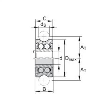 FAG Track rollers with profiled outer ring - LFR5308-50-2Z