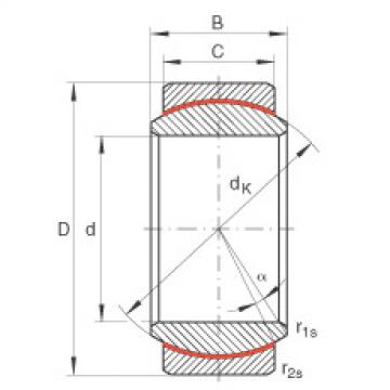 FAG Radial spherical plain bearings - GE17-UK