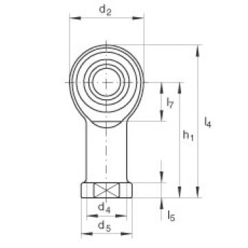 FAG Rod ends - GIKL14-PW