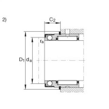 FAG Needle roller/axial ball bearings - NX30-XL