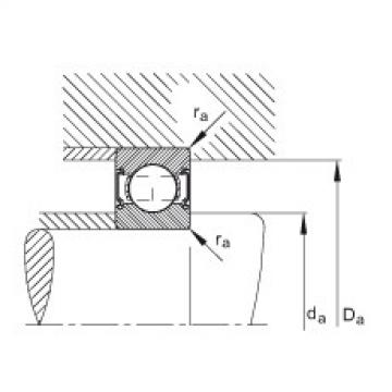 FAG Deep groove ball bearings - 6205-C-2HRS