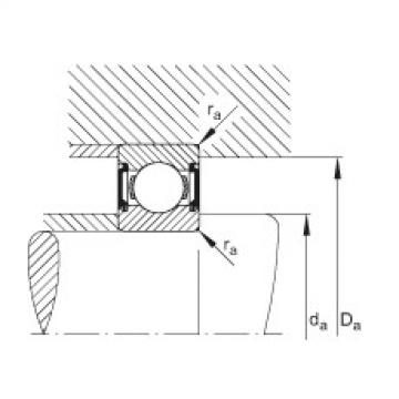 FAG Deep groove ball bearings - 6000-C-2BRS