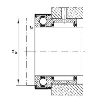 FAG Needle roller/axial ball bearings - NKX15-XL