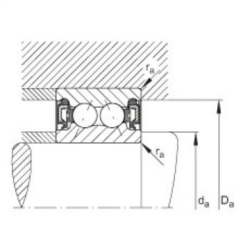 FAG Angular contact ball bearings - 3801-B-2RZ-TVH