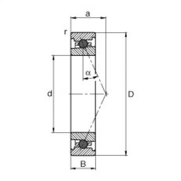 FAG Spindle bearings - HC7010-E-T-P4S