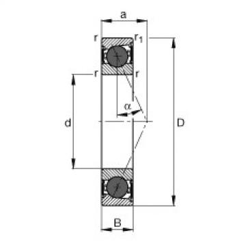 FAG Spindle bearings - HCB7007-E-2RSD-T-P4S