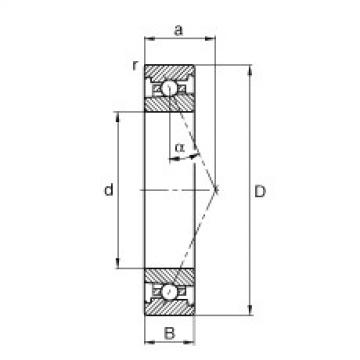 FAG Spindle bearings - HS7001-E-T-P4S