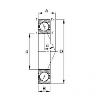 FAG Spindle bearings - B7014-E-T-P4S