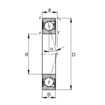 FAG Spindle bearings - B71915-C-2RSD-T-P4S