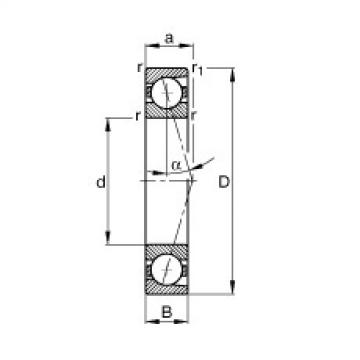 FAG Spindle bearings - B7040-C-T-P4S