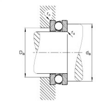 FAG Axial deep groove ball bearings - 51140-MP