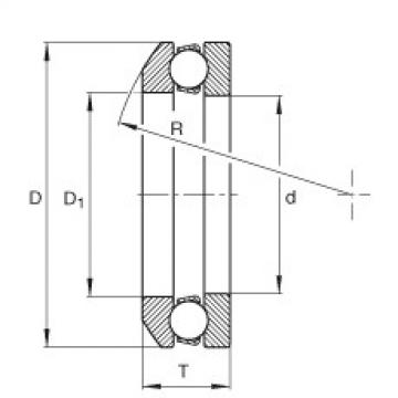 FAG Axial deep groove ball bearings - 4123