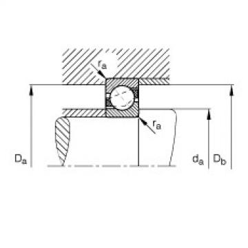 FAG Angular contact ball bearings - 7007-B-XL-TVP