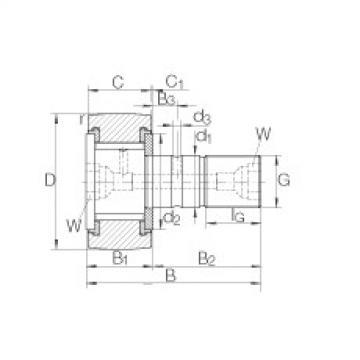 FAG Stud type track rollers - KRV32-PP