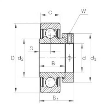 FAG Radial insert ball bearings - RA104-206-NPP