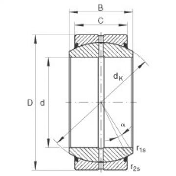 FAG Radial spherical plain bearings - GE110-DO-2RS