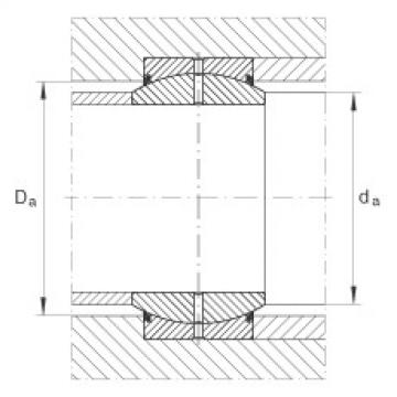 FAG Radial spherical plain bearings - GE110-DO-2RS