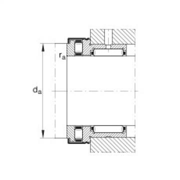 FAG Needle roller/axial cylindrical roller bearings - NKXR15-Z-XL