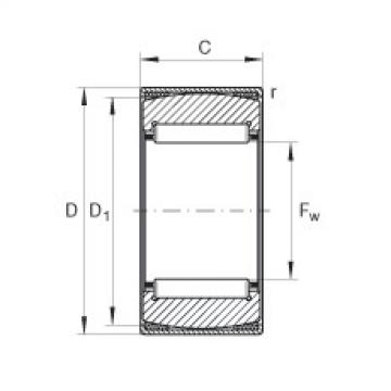 FAG Aligning needle roller bearings - RPNA20/35-XL