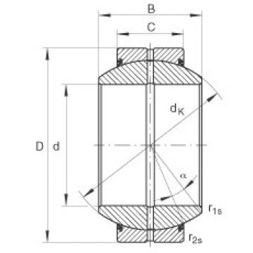 FAG Radial spherical plain bearings - GE200-FO-2RS