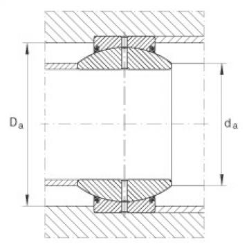 FAG Radial spherical plain bearings - GE180-FO-2RS