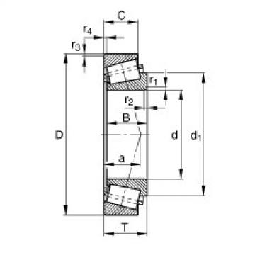 FAG Tapered roller bearings - 30203-A