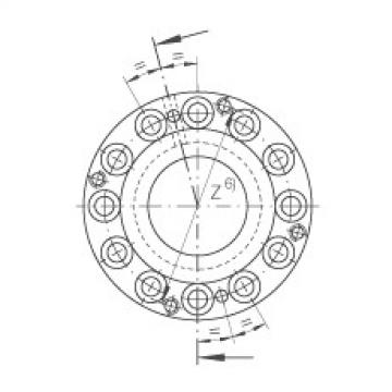 FAG Needle roller/axial cylindrical roller bearings - ZARF2068-L-TV