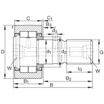 FAG Stud type track rollers - NUKR62