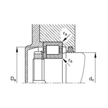 FAG Cylindrical roller bearings - NUP203-E-XL-TVP2