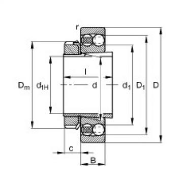 FAG Self-aligning ball bearings - 2315-K-M-C3 + H2315