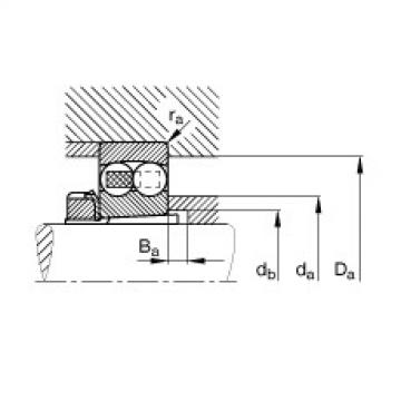 FAG Self-aligning ball bearings - 1204-K-TVH-C3 + H204