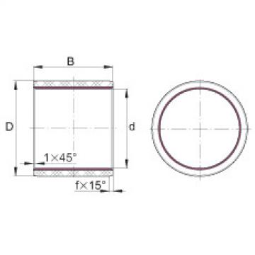 FAG Plain bushes - ZWB150165120