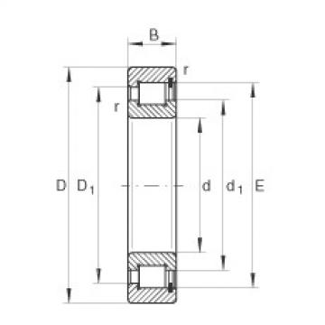 FAG Cylindrical roller bearings - SL1818/630-E-TB