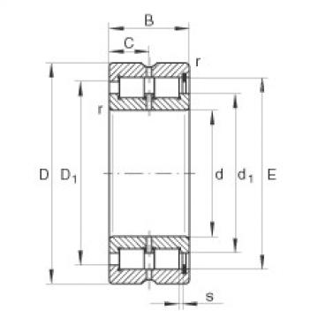 FAG Cylindrical roller bearings - SL185036-TB