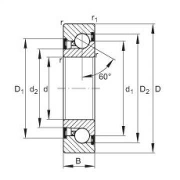 FAG Axial angular contact ball bearings - BSB3062-2Z-SU