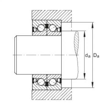 FAG Axial angular contact ball bearings - BSB3062-2Z-SU