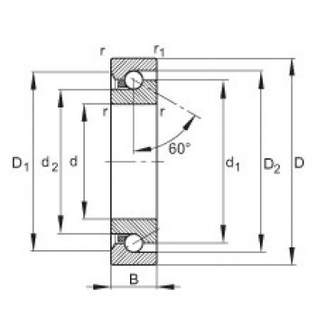 FAG Axial angular contact ball bearings - BSB3572-SU