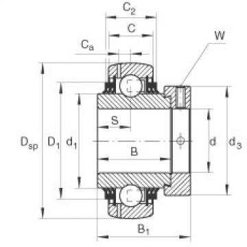 FAG Radial insert ball bearings - GE40-XL-KTT-B