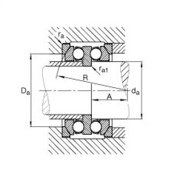 FAG Axial deep groove ball bearings - 54214 + U214