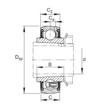 FAG Radial insert ball bearings - UK210