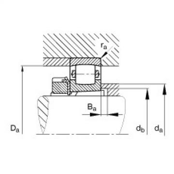 FAG Barrel roller bearings - 20209-K-TVP-C3 + H209