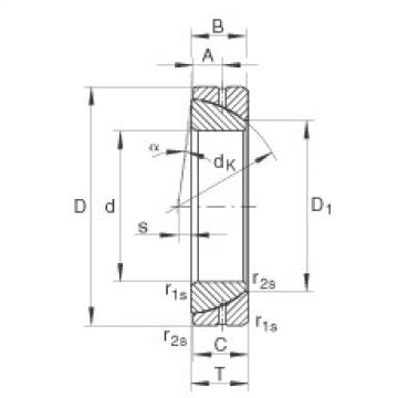 FAG Angular contact spherical plain bearings - GE110-SX