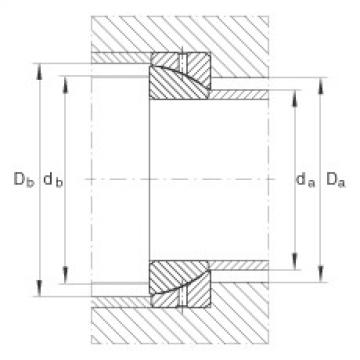 FAG Angular contact spherical plain bearings - GE110-SX