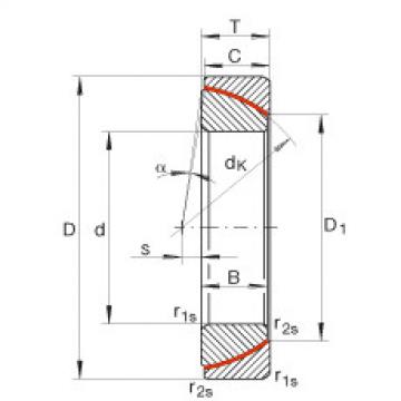 FAG Angular contact spherical plain bearings - GE200-SW